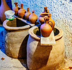 pottery drying