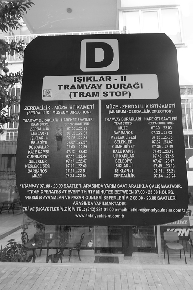 Antalya Kart Schedule